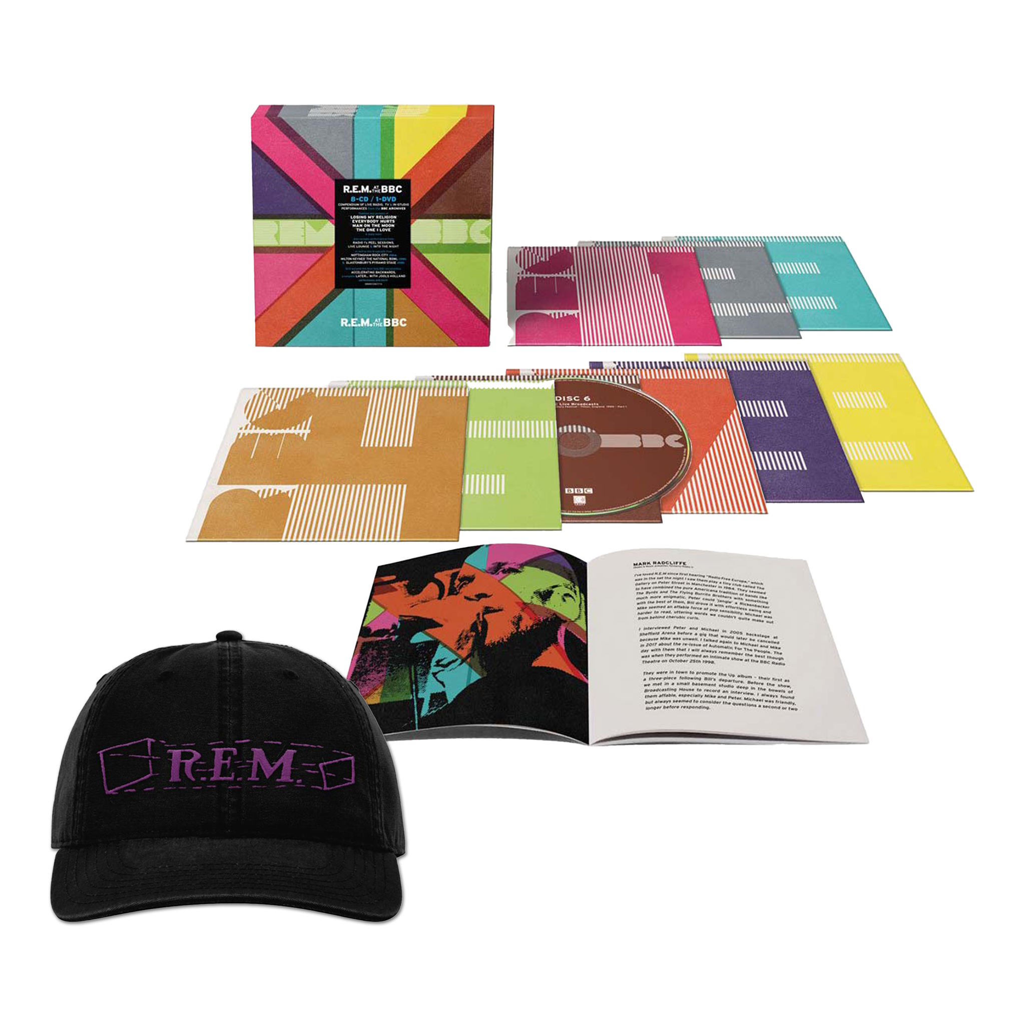 R.E.M. At The BBC (8-CD + DVD Box Set) + Fables Cube Hat Bundle