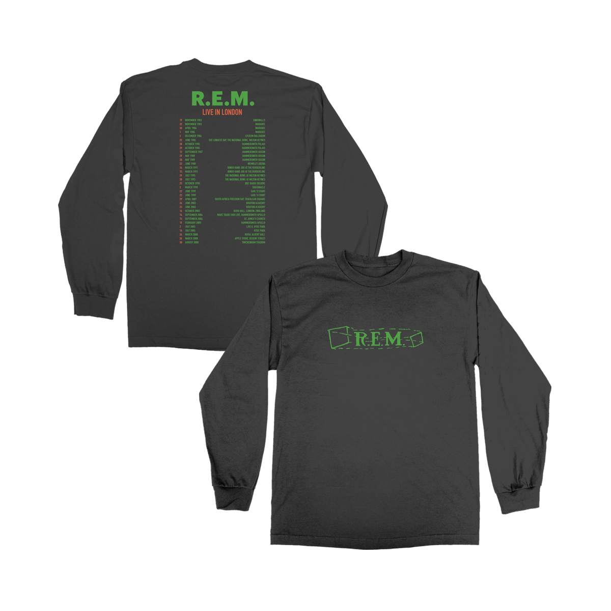 Live In London Long Sleeve Tee – R.E.M.