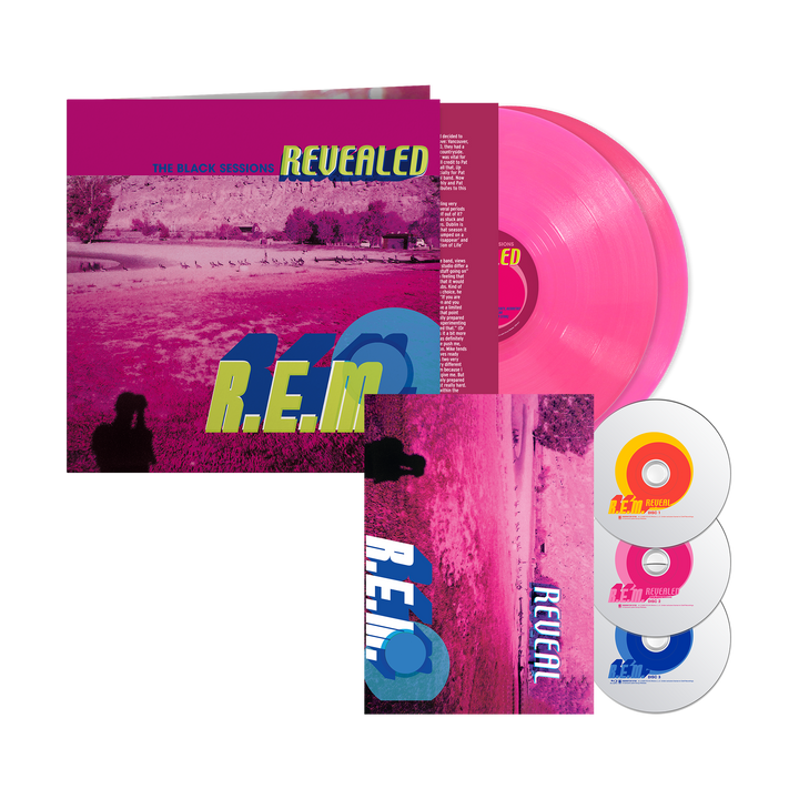 The Black Sessions Revealed (Limited Neon Pink 2-LP, Exclusive) + Reveal (25th Anniversary Edition) (2-CD + Blu-Ray) Bundle — Image 1 of 3