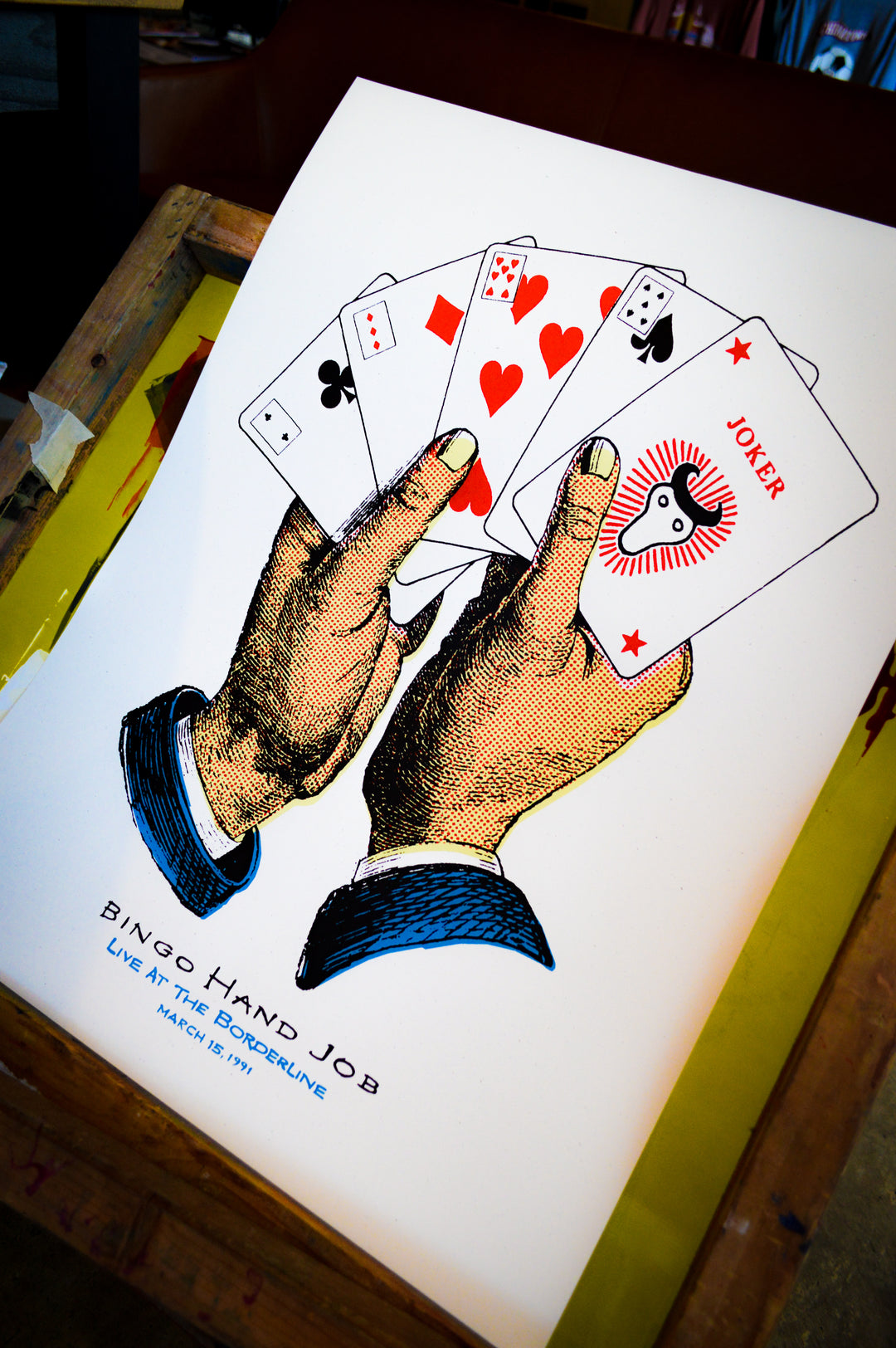 Bingo Hand Job - Live At The Borderline 1991 (Screen-Printed Poster)