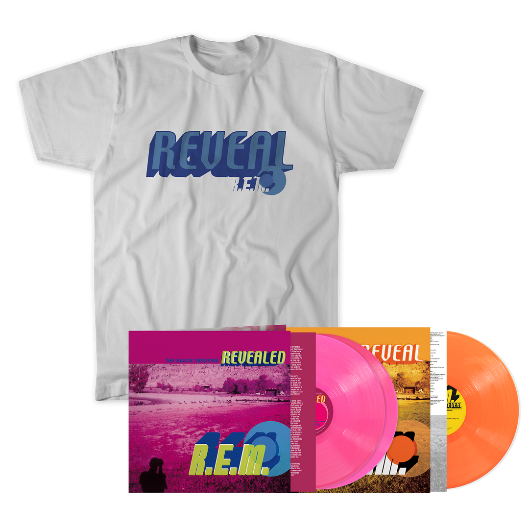 The Black Sessions Revealed (Neon Pink, Exclusive 2-LP) + Reveal (Neon Orange, Exclusive 1-LP) + Logo Tee Bundle - View 1
