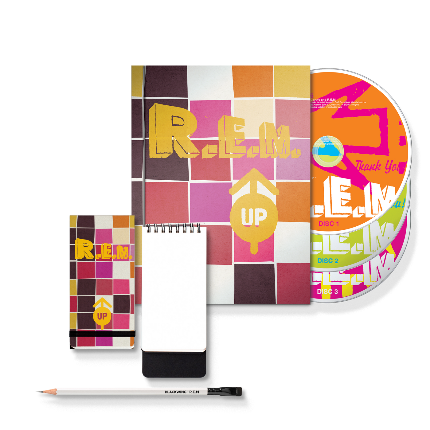 Up: 25th Anniversary Deluxe Edition (2-CD + 1 Blu-Ray) + Blackwing Reporter Notebook & Pencil Bundle